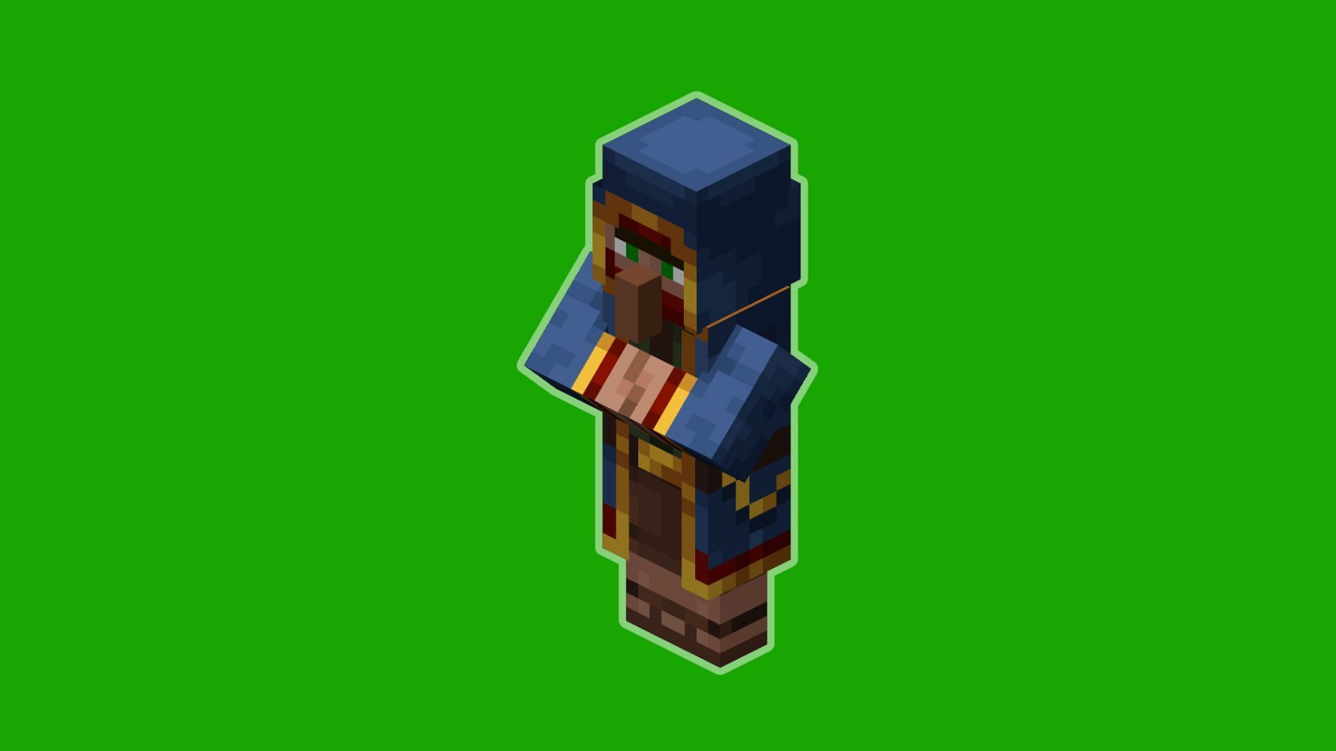 The wandering trader in the game (Image via Mojang Studios)