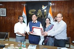 Mansukh Mandaviya inspects National Institute of Sports, meets Olympics-bound athletes