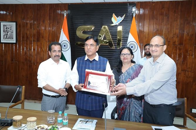 Mansukh Mandaviya inspects National Institute of Sports, meets Olympics-bound athletes