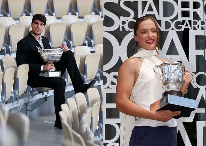 Carlos Alcaraz and Iga Swiatek give new meaning to claycourt dominance with their contrasting Roland Garros title runs