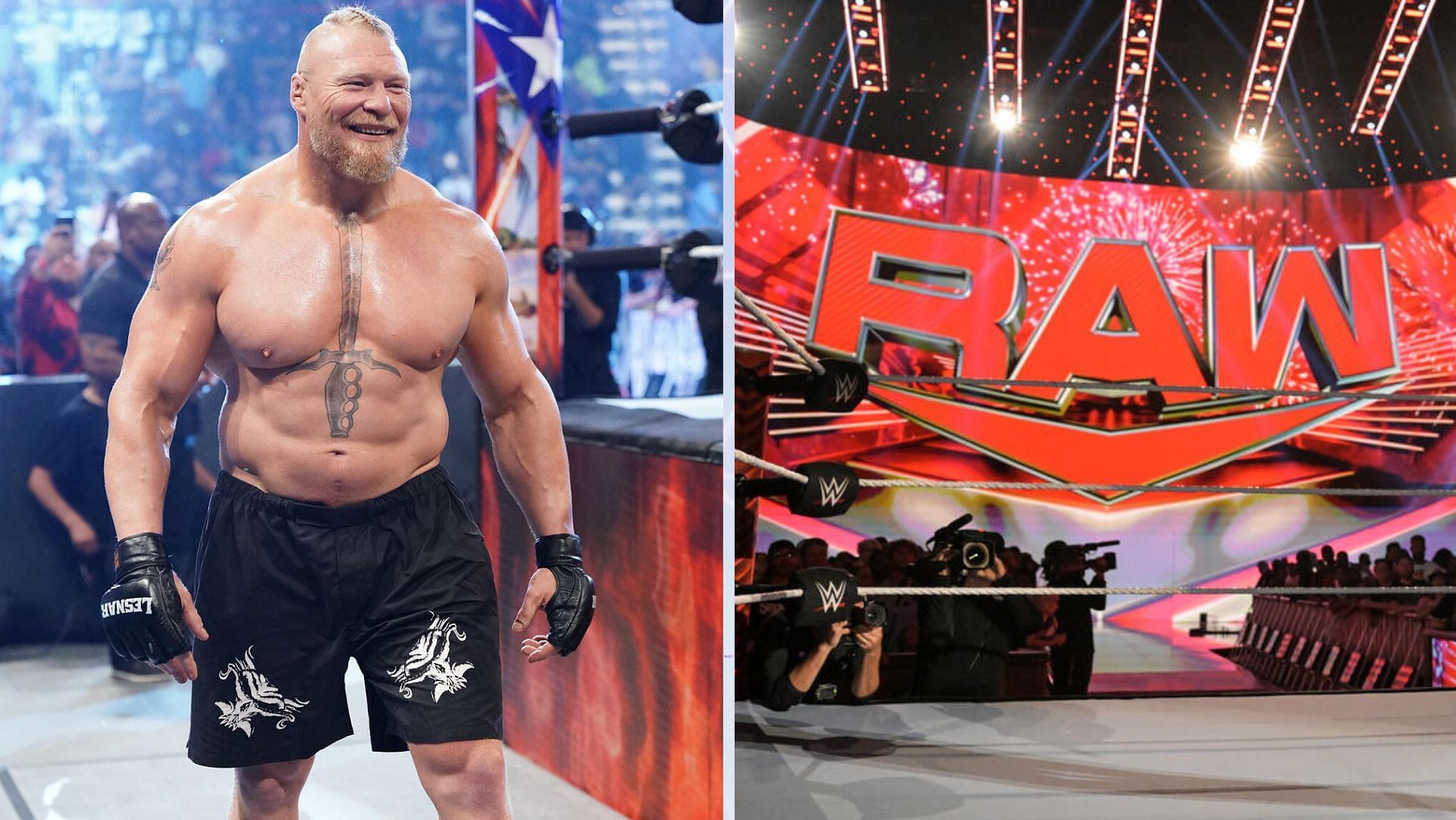 Brock Lesnar endorsed Cody Rhodes before leaving. [Images via WWE.com]