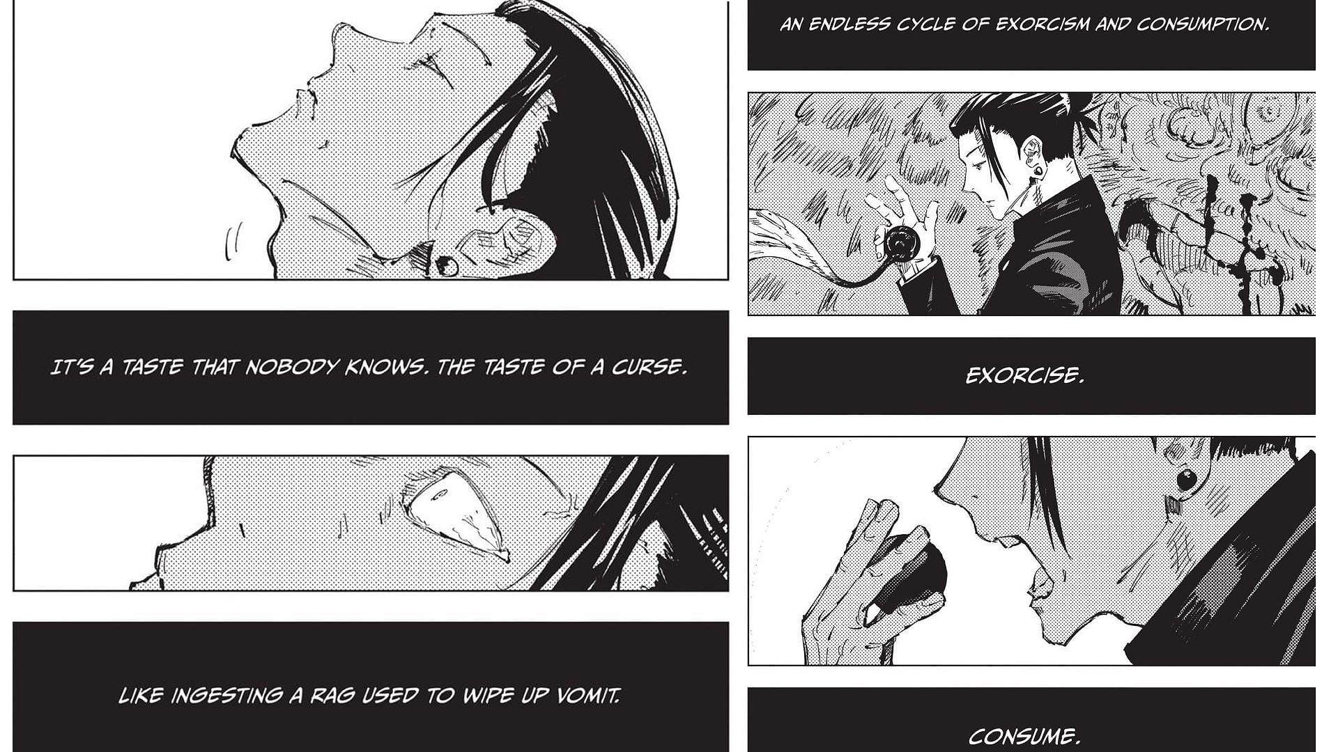 Geto&#039;s CT beginning to take a psychological toll on him (Image via Akutami Gege/Shueisha)