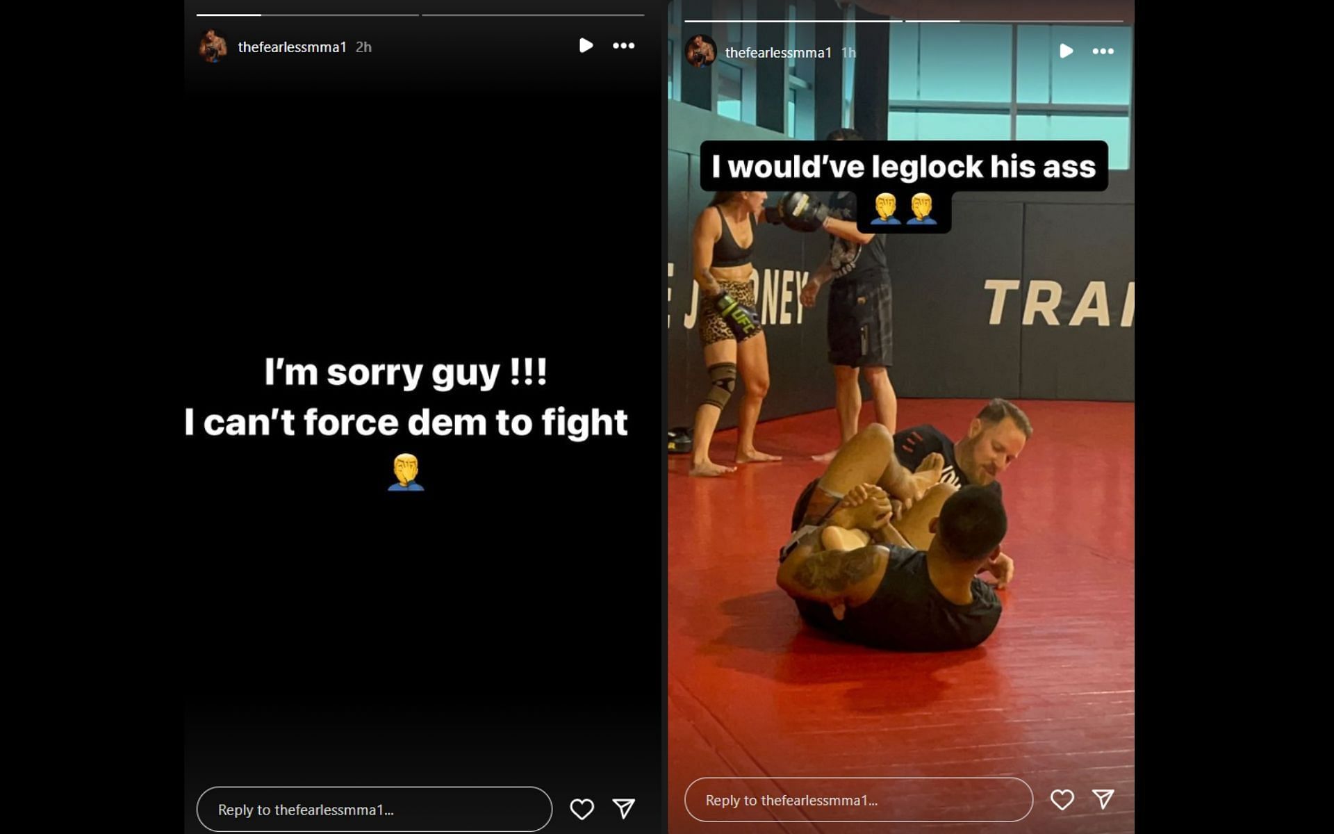 Joshua Van&#039;s Instagram stories. [Image credit: @fearlessmma1 on Instagram]