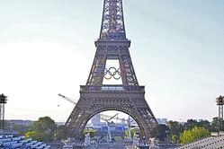 With 50 days to go for Paris Olympics 2024, Eiffel Tower gets installed with rings