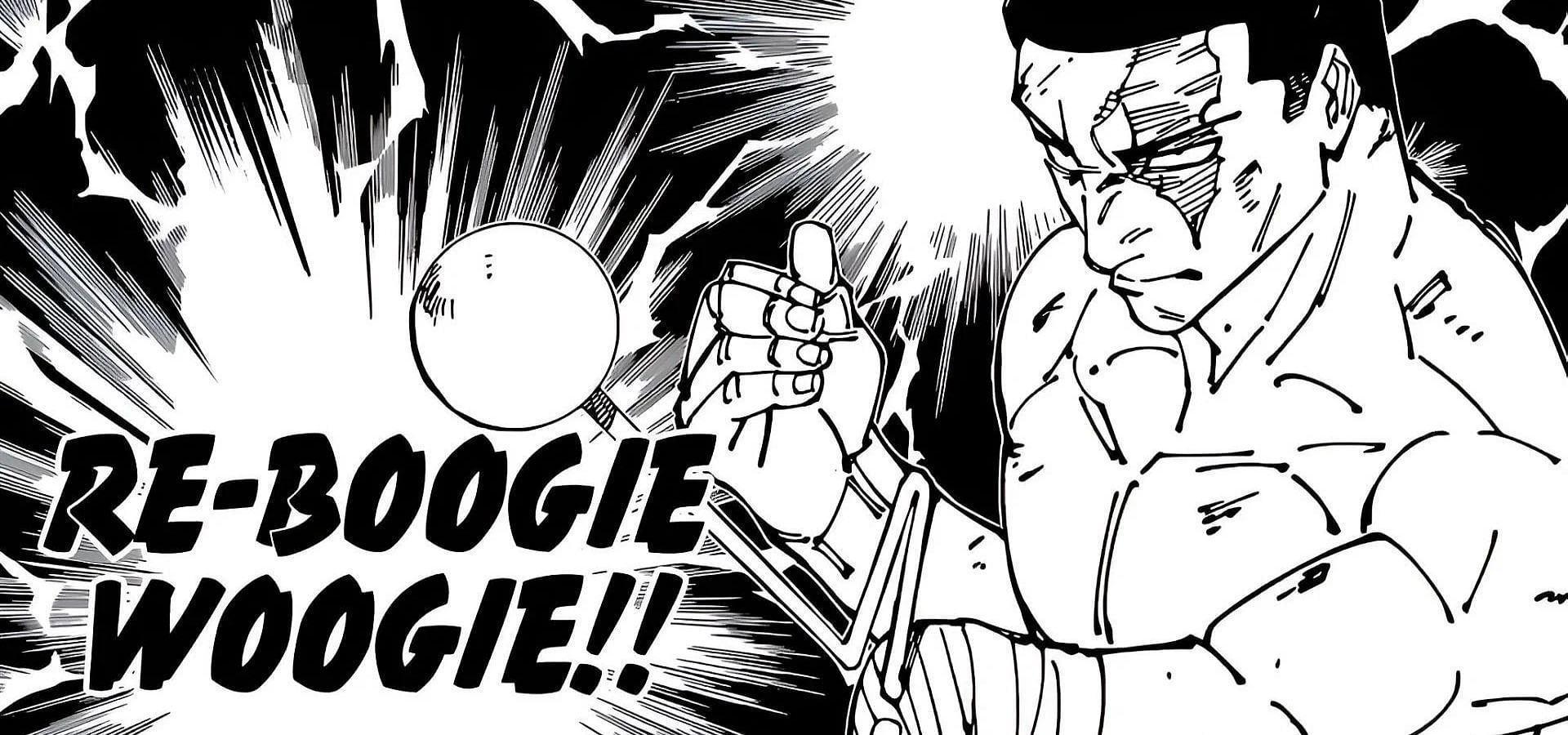 Aoi Todo with his Boggie Woggie technique (image via Shueisha)