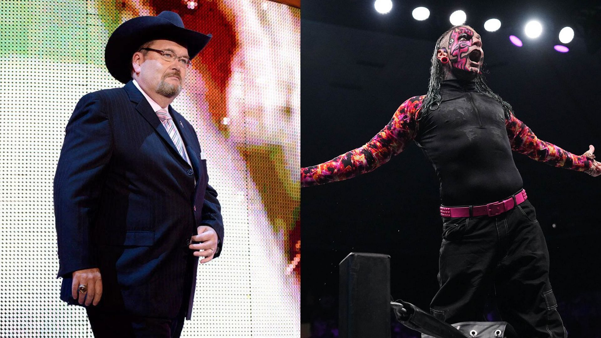 Jim Ross and Jeff Hardy are both WWE icons [Photos courtesy of AEW and WWE