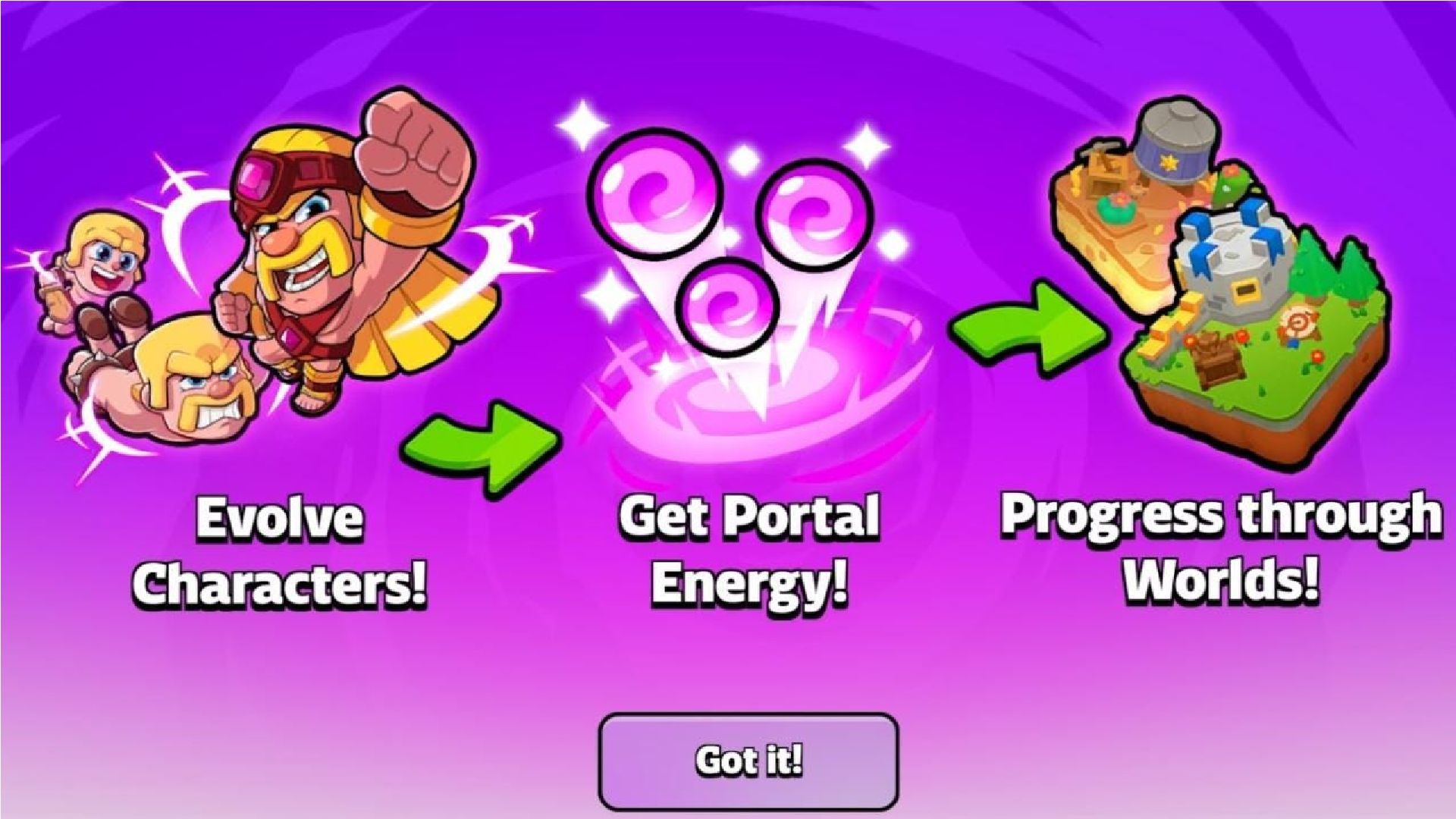 Earn portal energy and use it to complete Squad Journey milestones in Squad Busters (Image via Supercell)