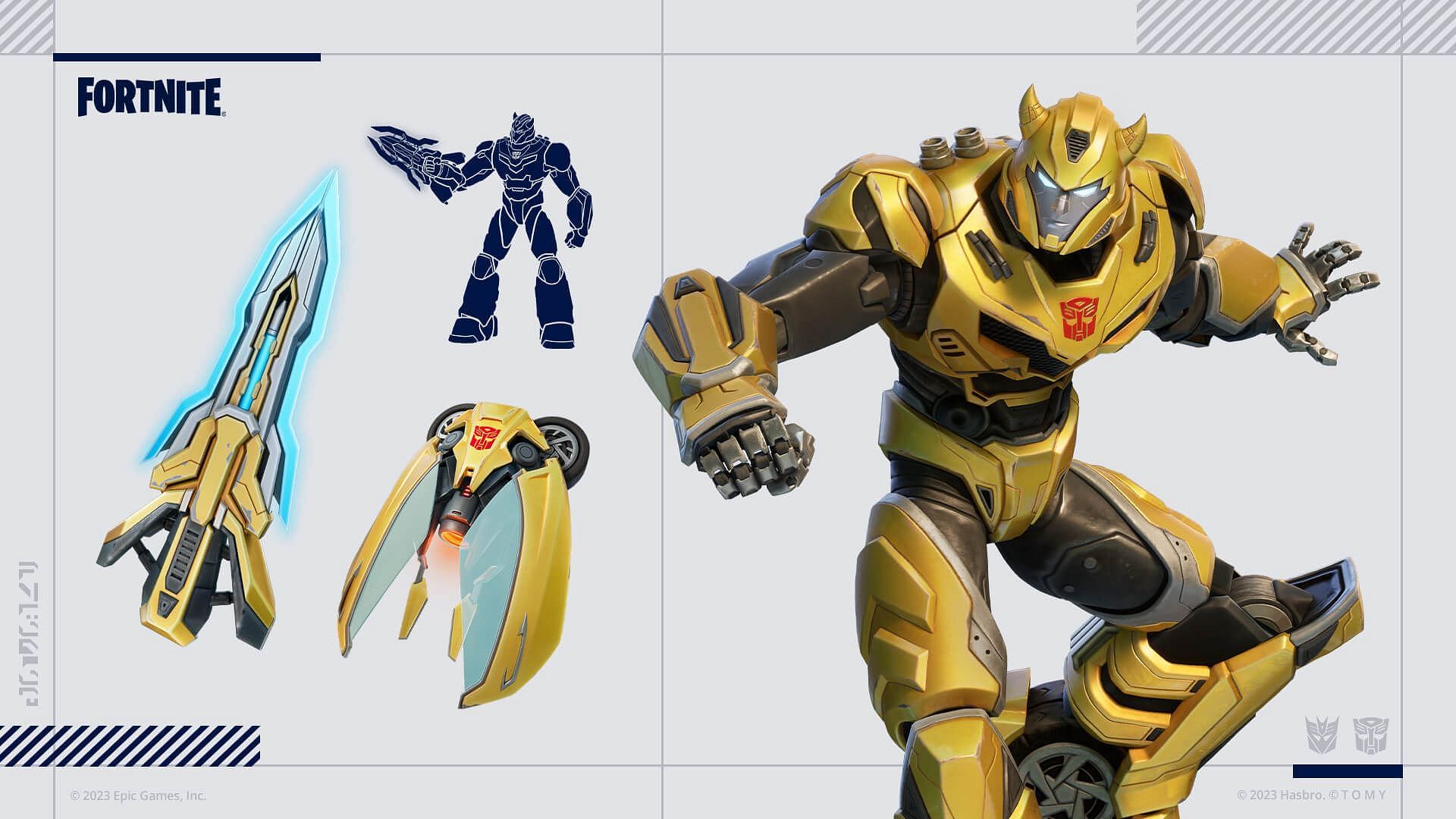 Fortnite Good-guy Skins - Bumblebee (Image via Epic Games)