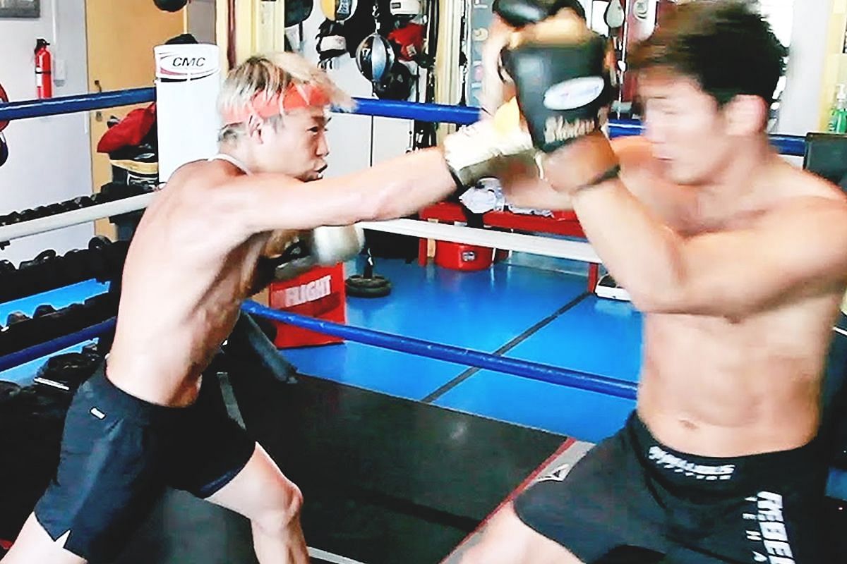 Takeru is working his way back to fighting shape with Boxing Works in Southern California. [Photo via: ONE Championship]