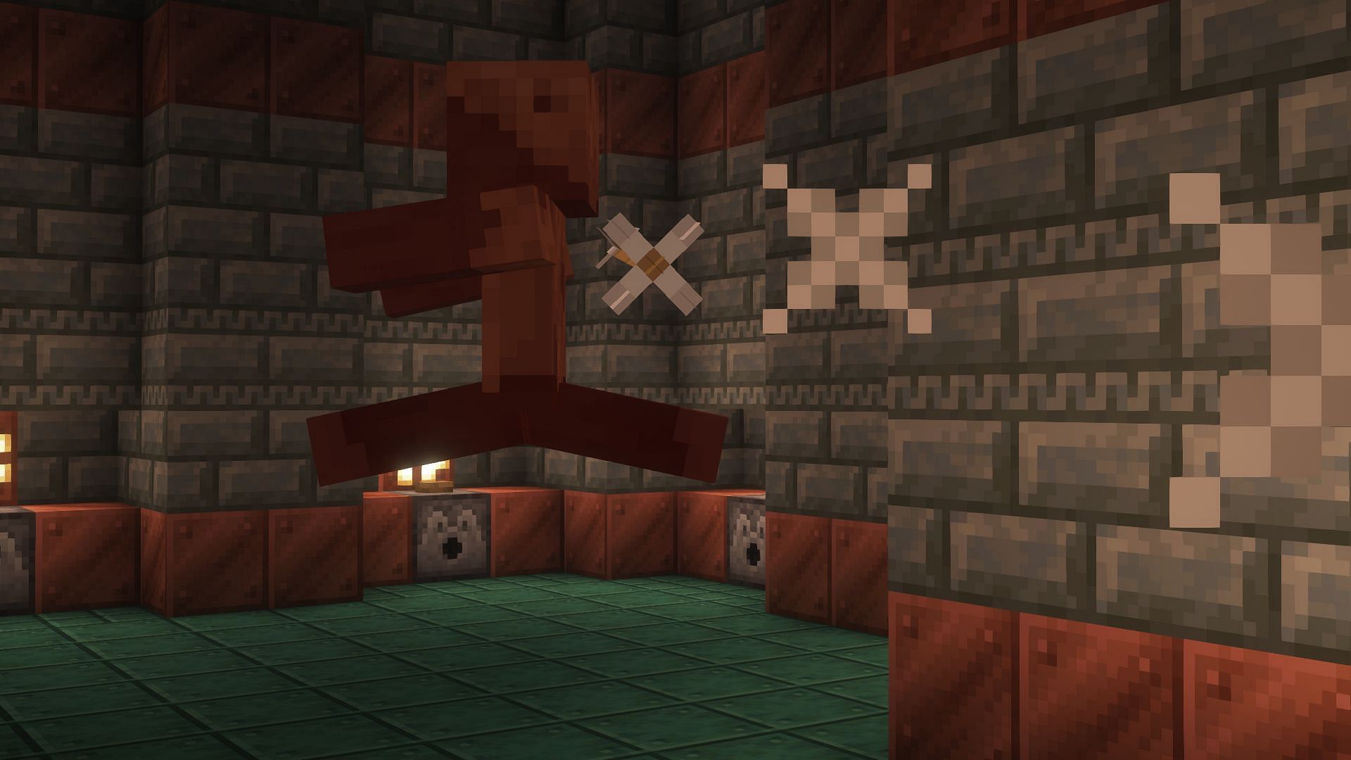 Punch is easier to follow up, thanks to arrows having great range (Image via Mojang Studios)