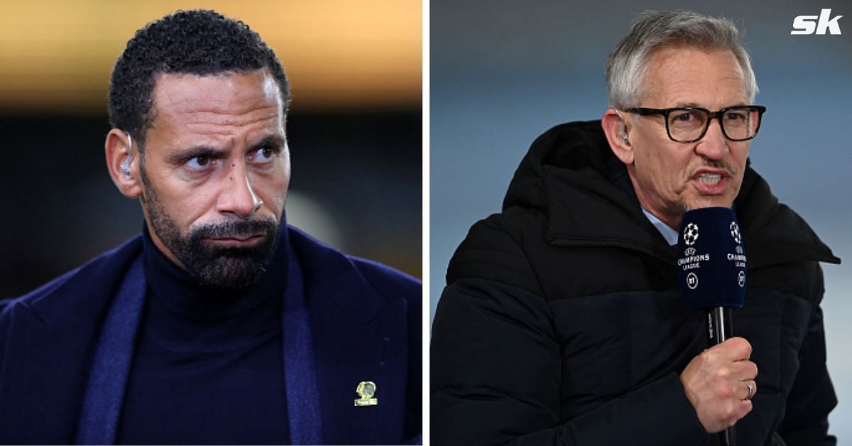 Rio Ferdinand and Gary Linekar