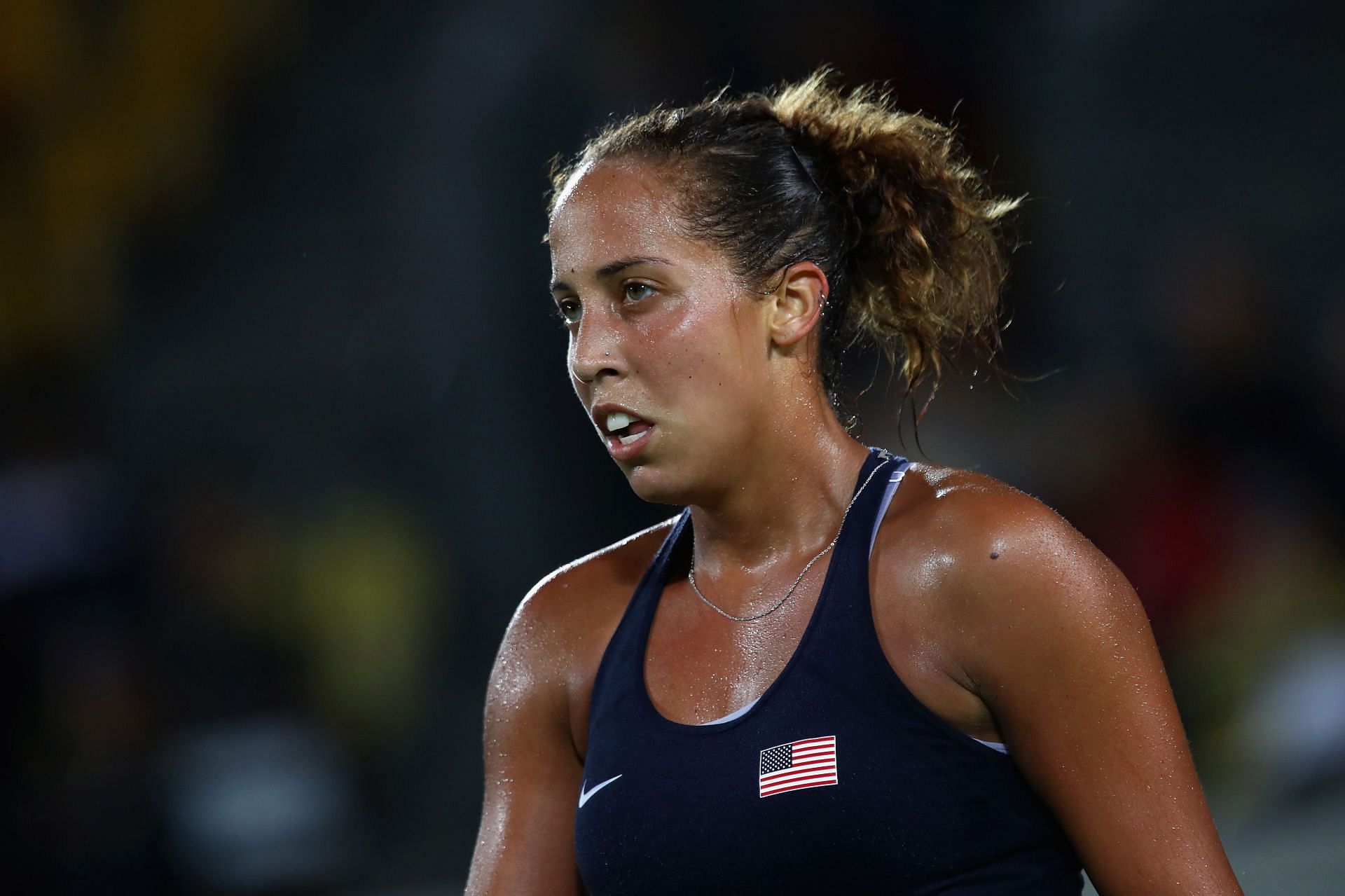 Madison Keys pictured at 2016 Rio Olympics