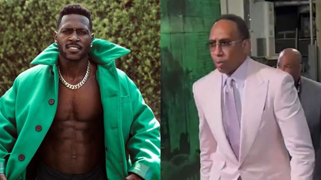 Somebody tell this n***a he not playing": Antonio Brown mocks Stephen A. Smith for player-like tunnel entrance for Game 4