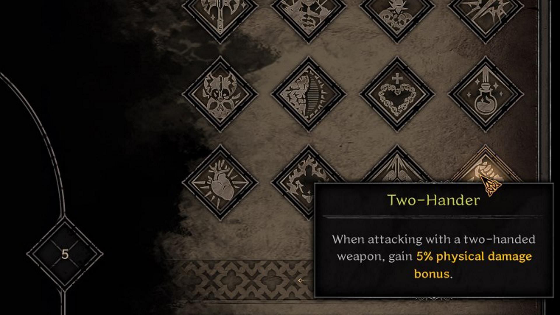 The Two-Hander perk is sensible to use when playing Barbarian (Image via Ironmace)