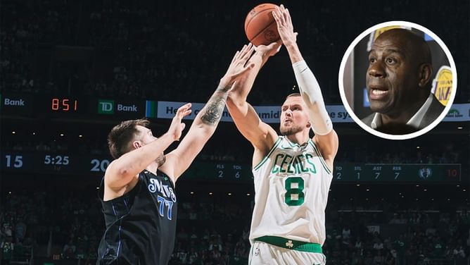 "Smothered the Mavs"- Magic Johnson doesn't hold back on Game 1 assessment as Celtics berate Luka Doncic and Co.