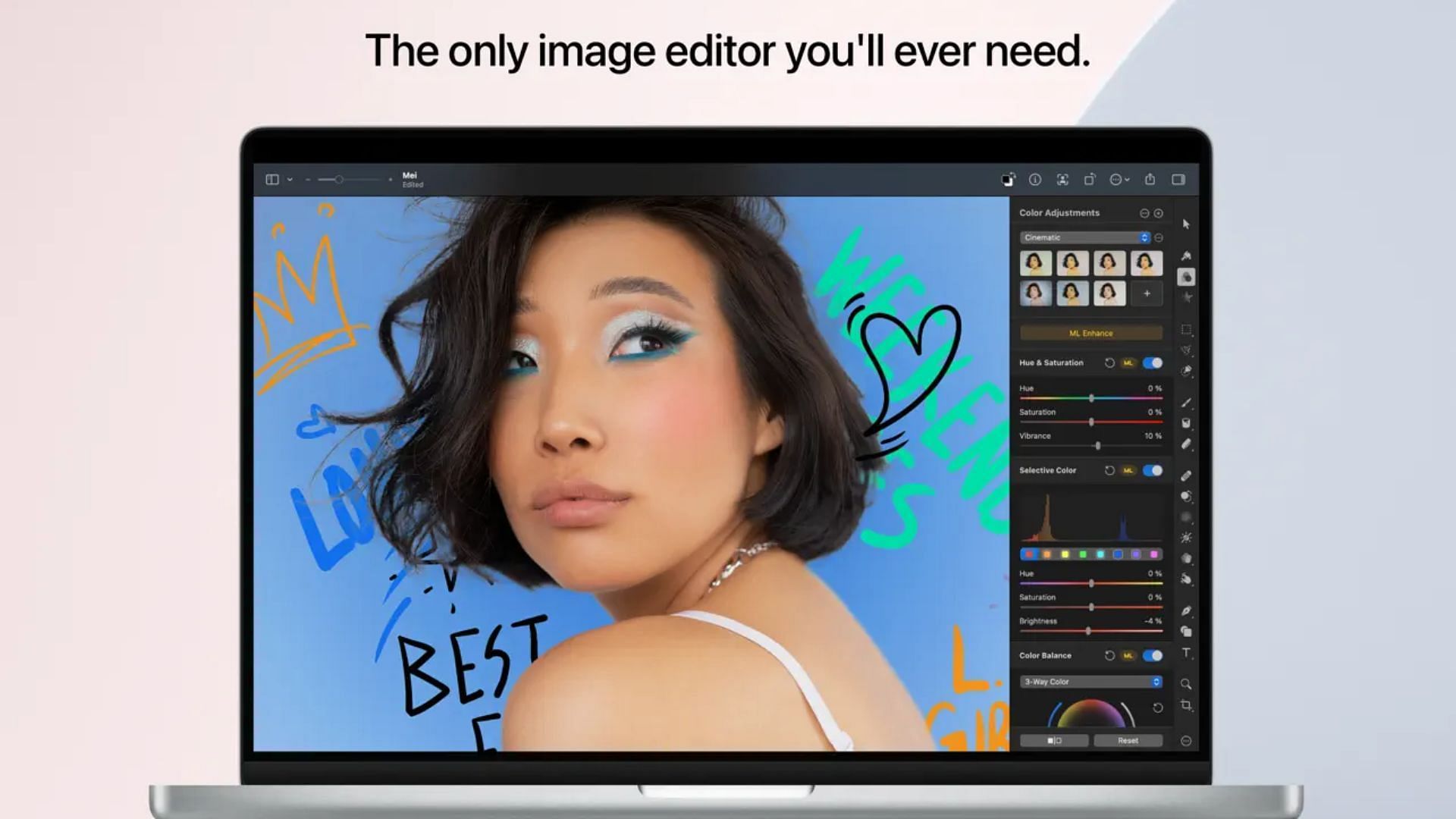 Pixelmator Pro is an easy-to-use and powerful photo editing tool (Image via Pixelmator)