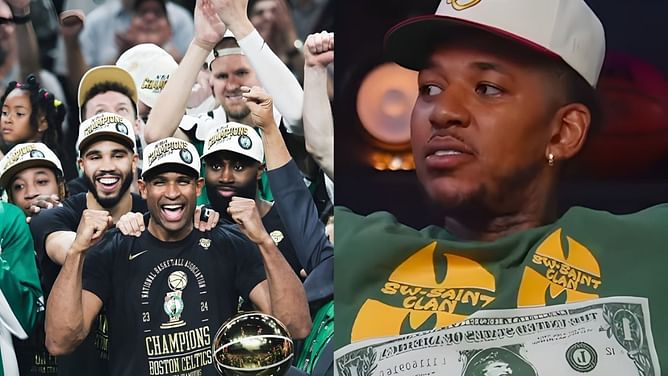 "America is here baby"- Nick Young amped up for Boston's title win citing frustration with watching Europeans dominate league