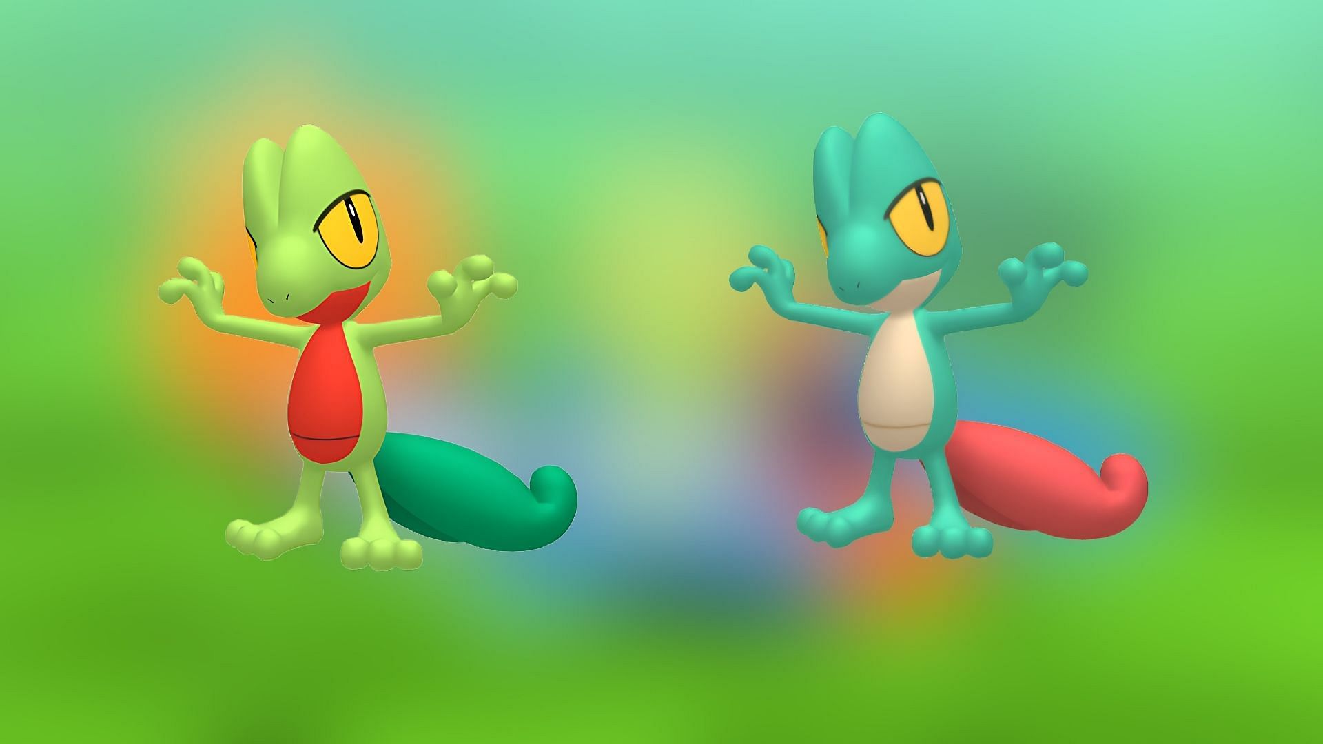 Treecko and its rare form (Image via TPC)