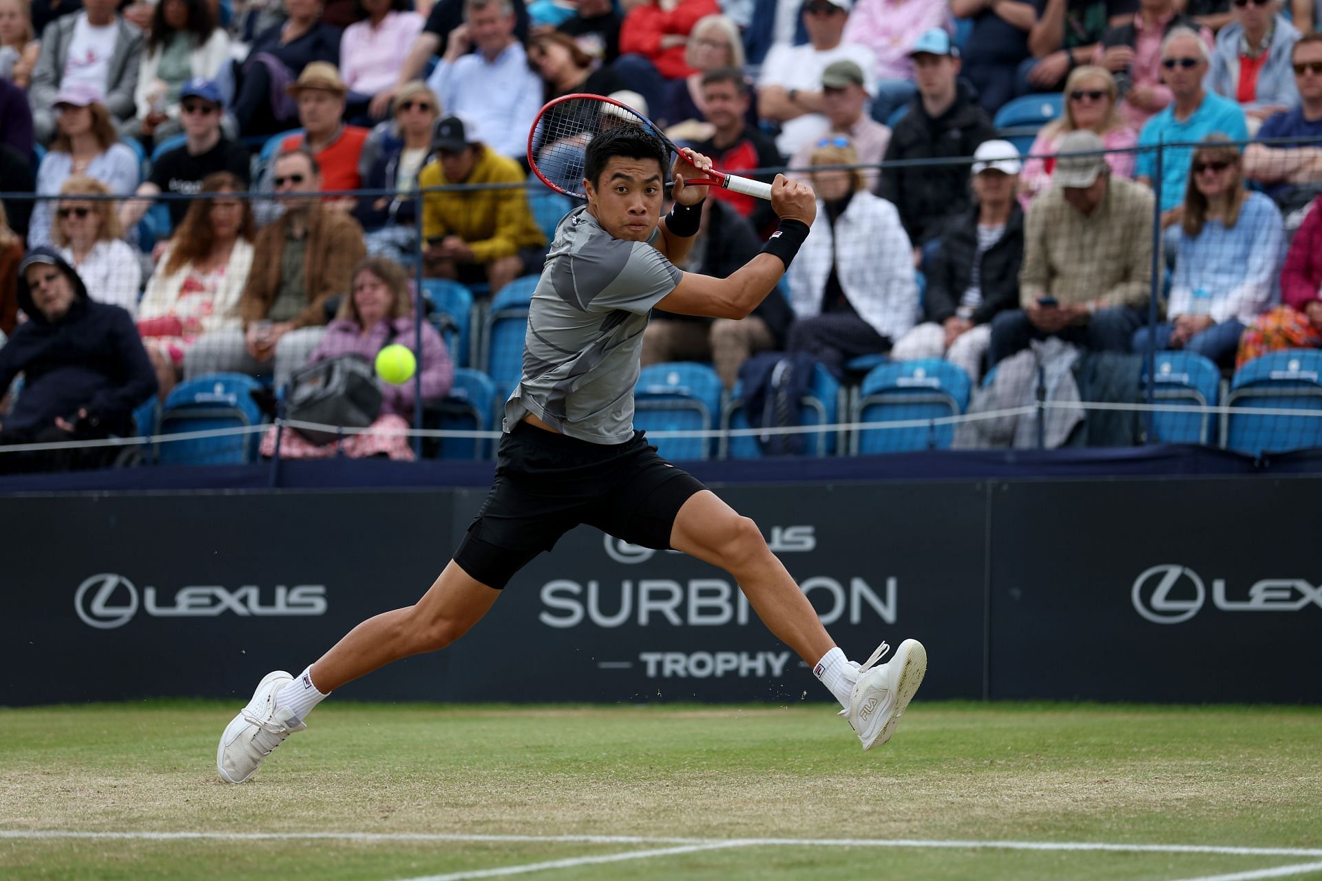 Brandon Nakashima at the 2024 Lexus Surbiton Trophy. (Photo: Getty)