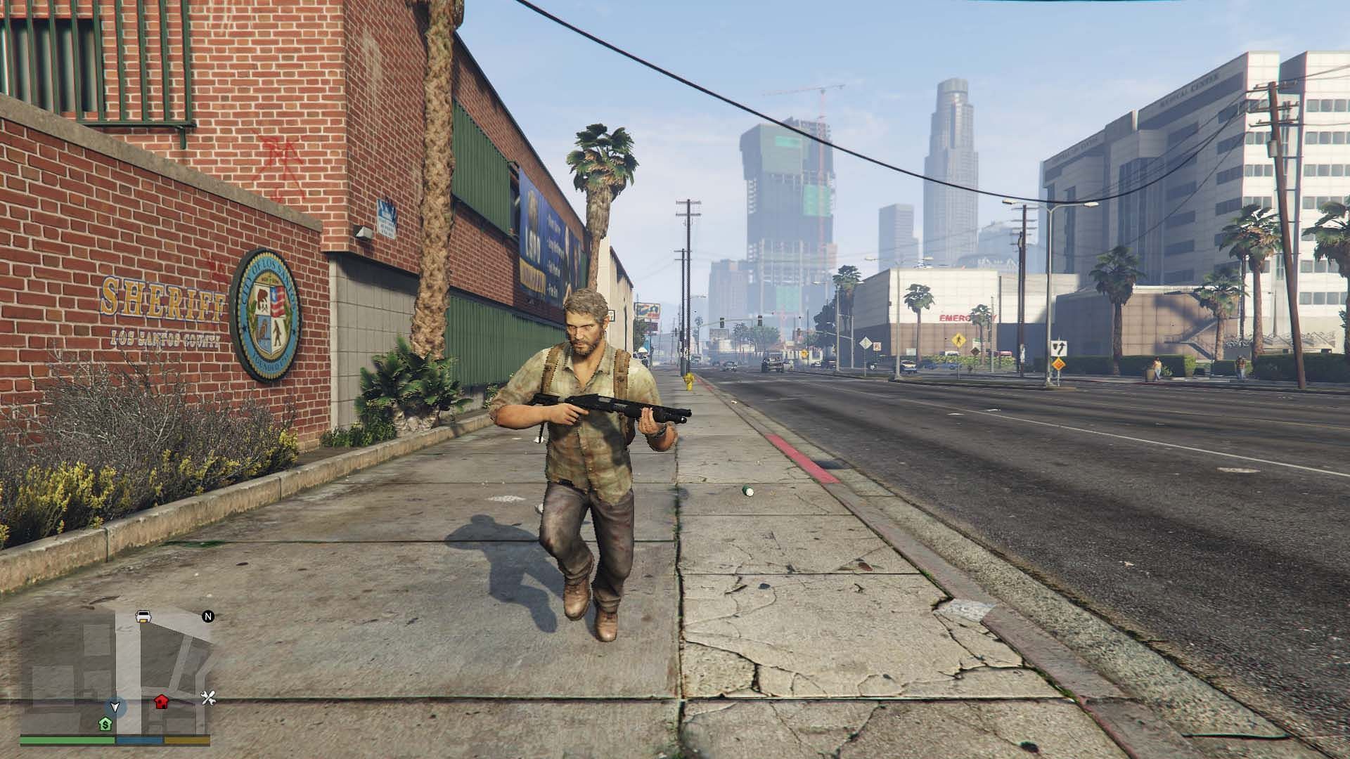 Joel Miller in Los Santos (Image via gta5-mods.com)