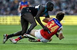 Brisbane Lions thrash Port Adelaide at the Oval as sensational ruckman stars in 79-point victory