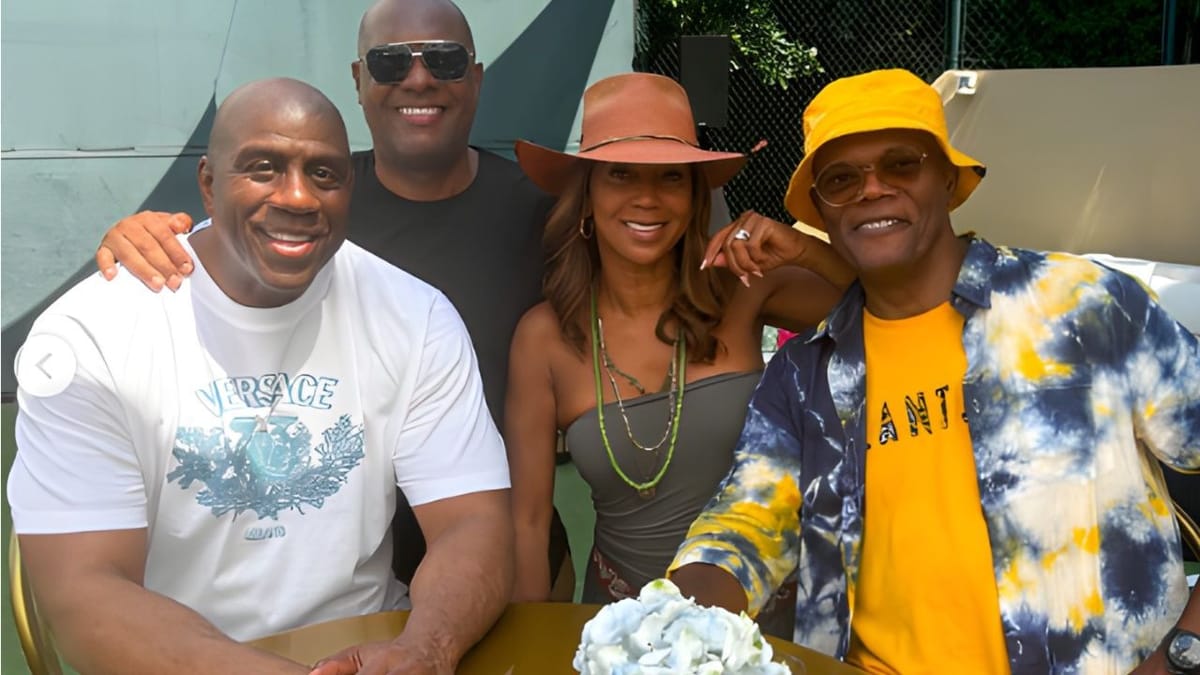 In Photos: Magic Johnson gives insight into lavish Father's Day bash at ...