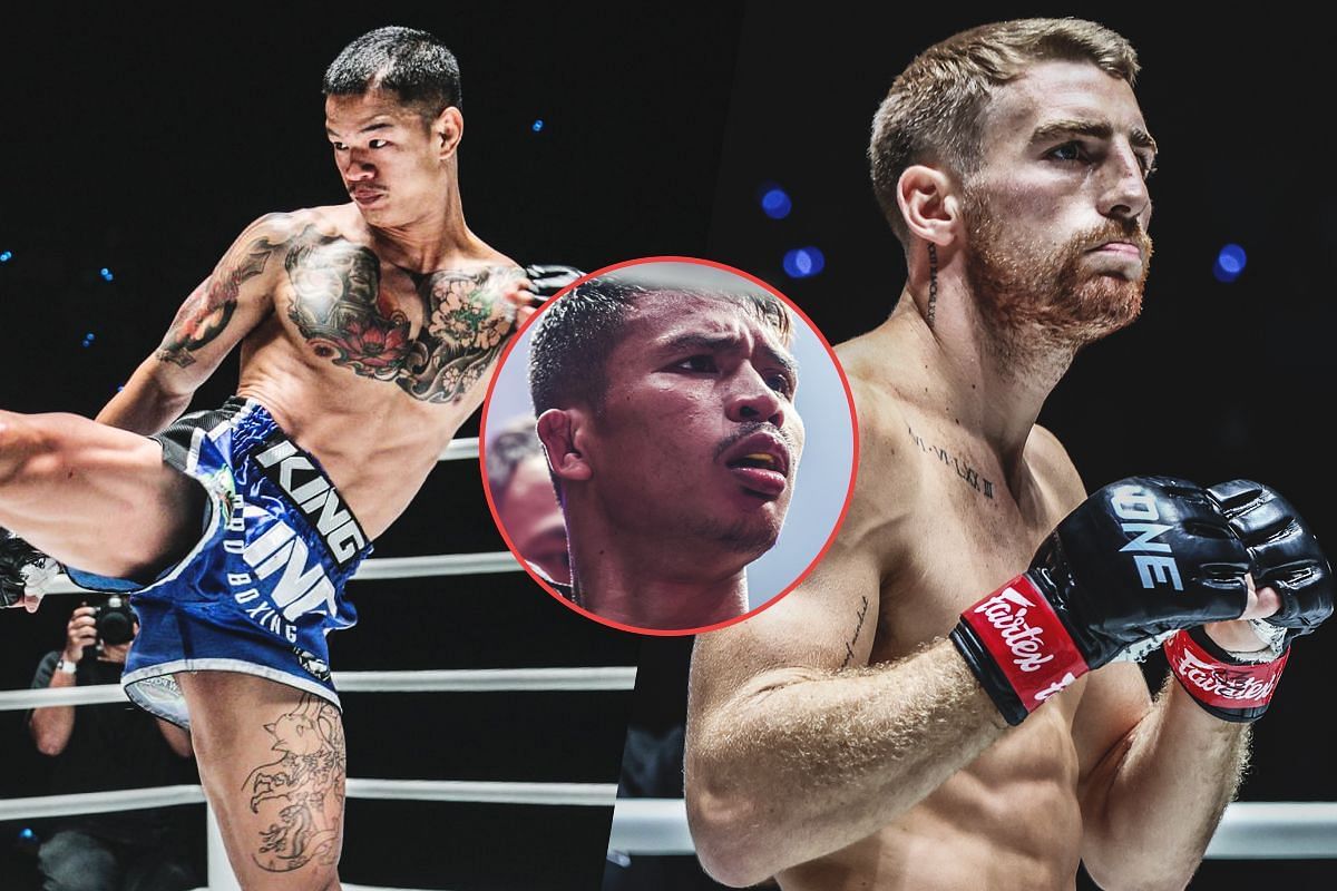 Superlek (C) assures fans he will be at his best despite &lsquo;tricky&rsquo; situation with Kongthoranee (L) and Jonathan Haggerty (R). -- Photo by ONE Championship