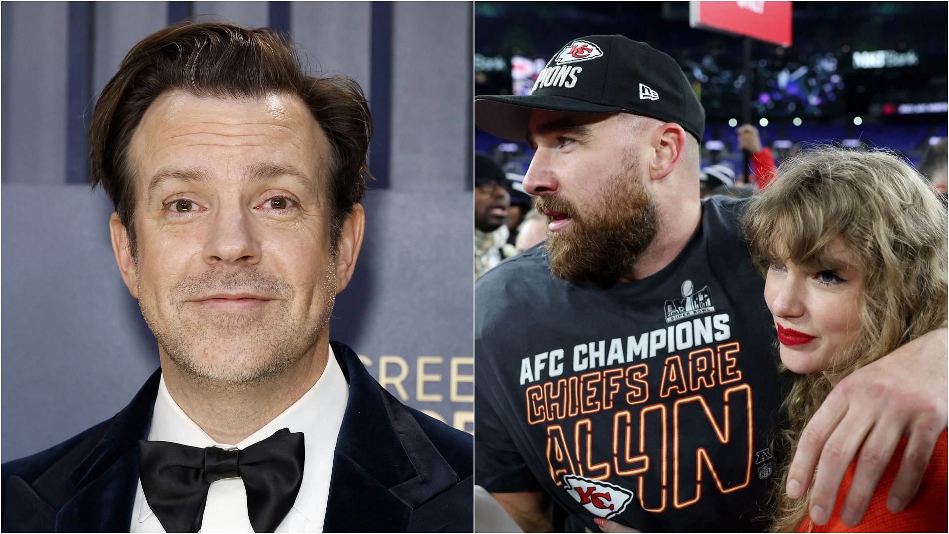 Jason Sudeikis pokes fun at Traylor Swift and Travis Kelce