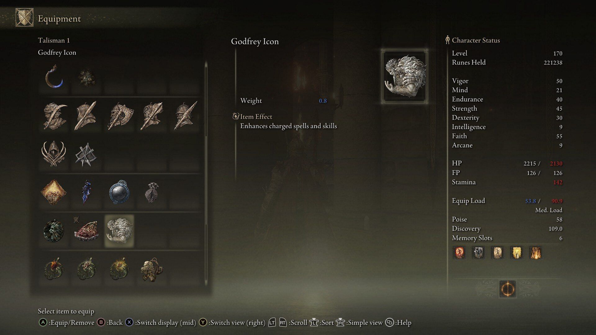 Godfrey Icon, alongside Lord of Blood&#039;s Exultation, is a great choice for Bleed builds in Elden Ring (Image via FromSoftware)