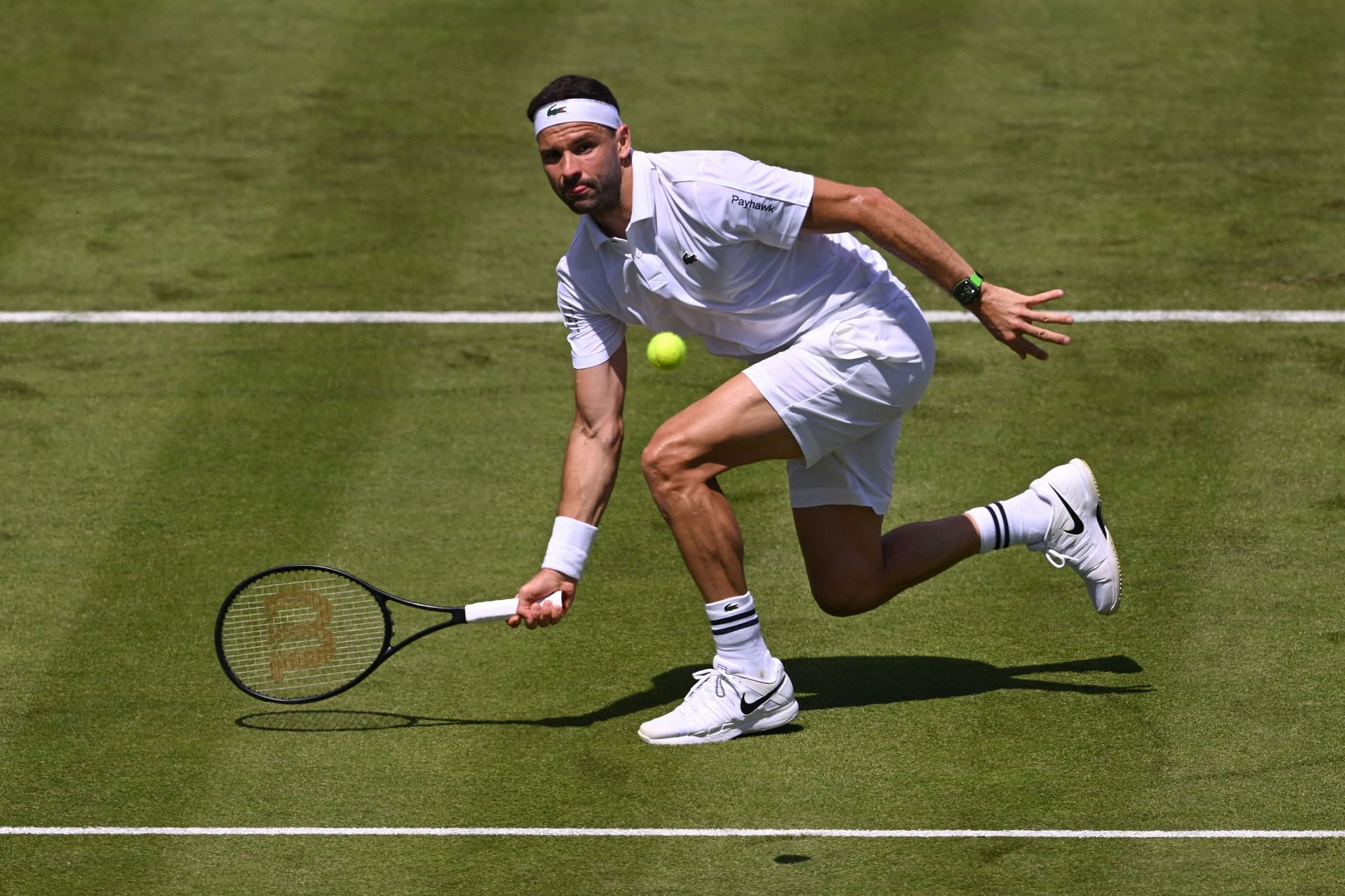 Grigor Dimitrov at the 2024 cinch Championships. (Photo: Getty)