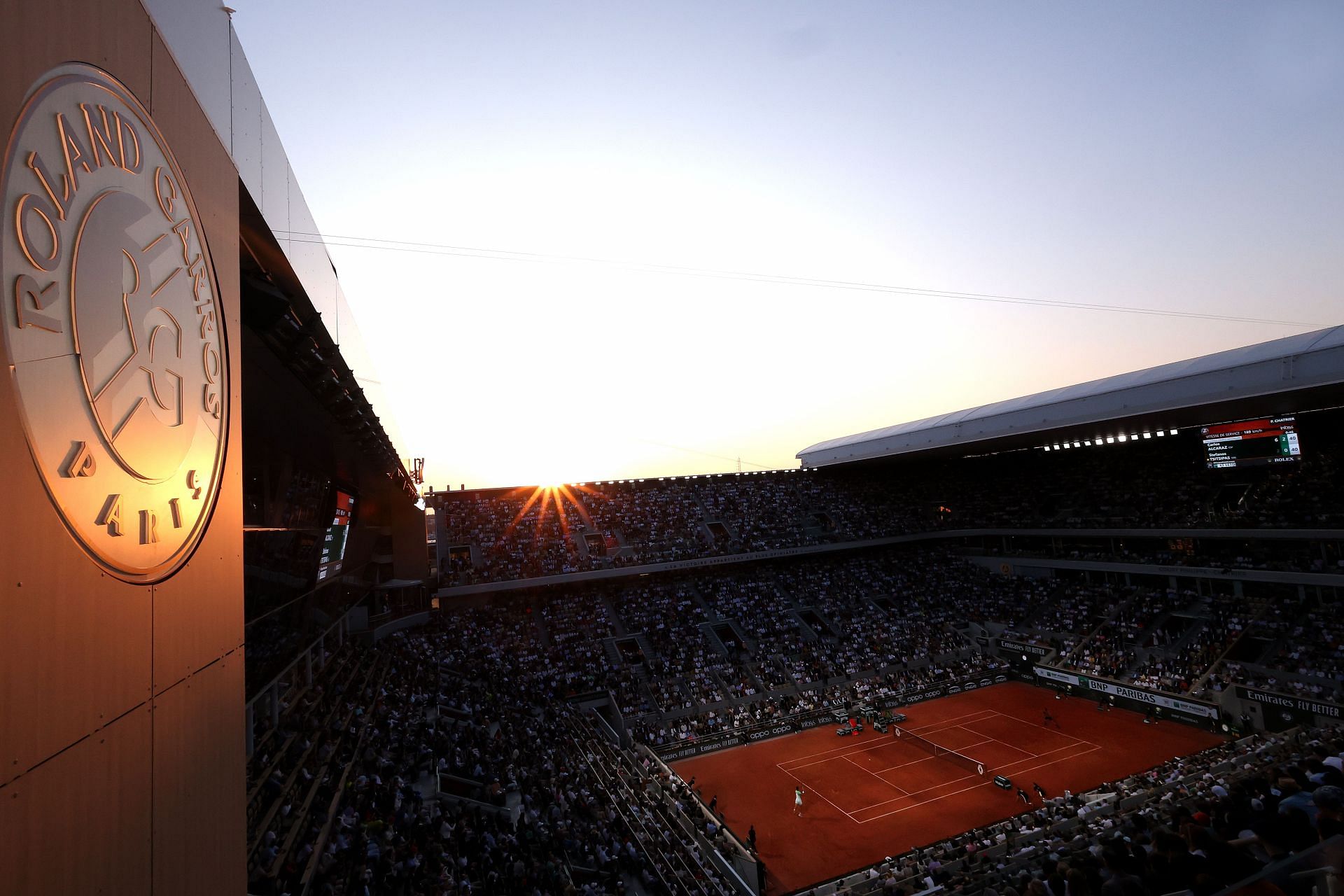 French Open stadium.