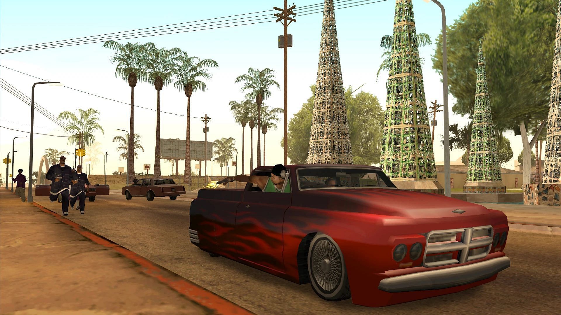 The PS2 had a vehicle limitation (Image via Rockstar Games)