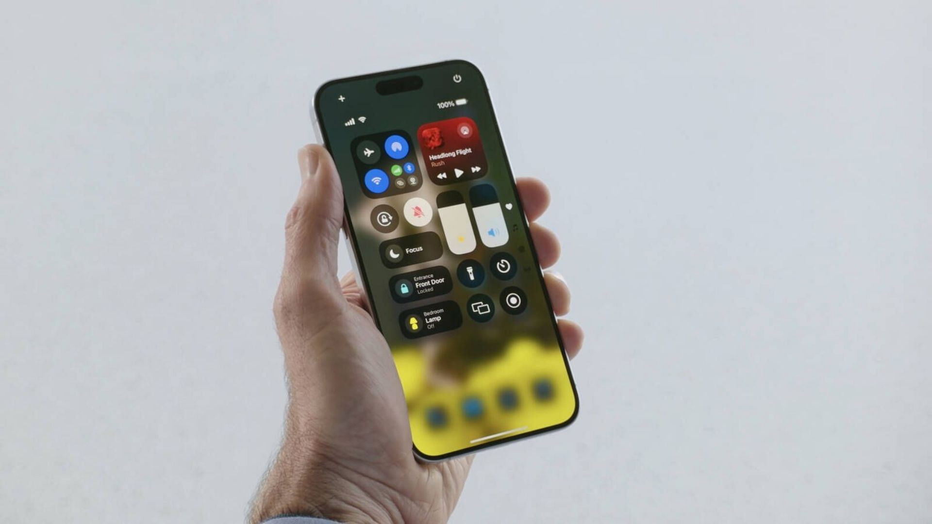 The Control Center has received some big customization updates (Image via Apple)