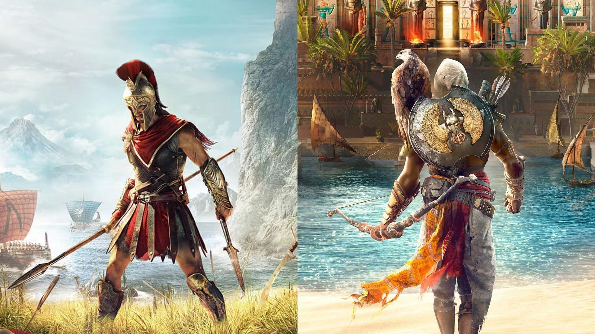 Ancient Saga of the Assassin&#039;s Creed games (Image via Ubisoft)