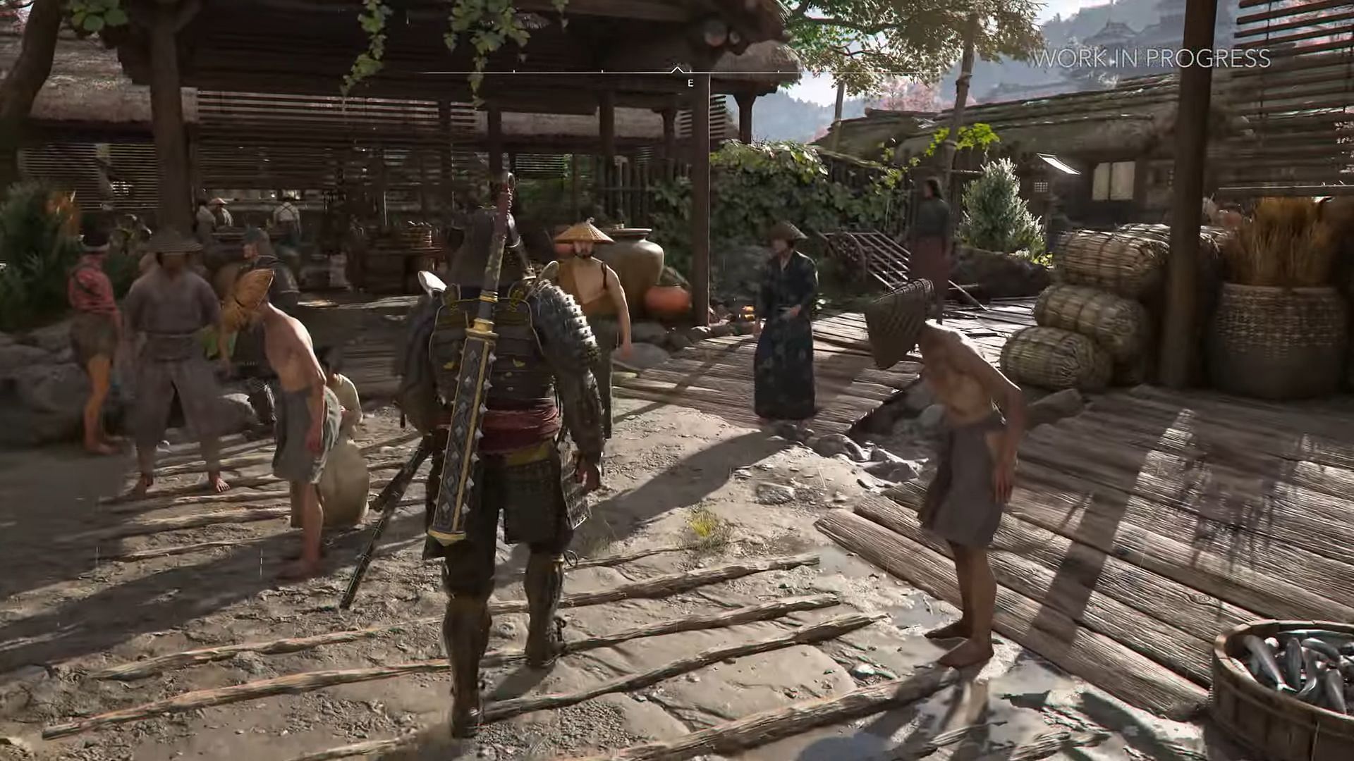 The samurais are respected by common folks(Image via Ubisoft)