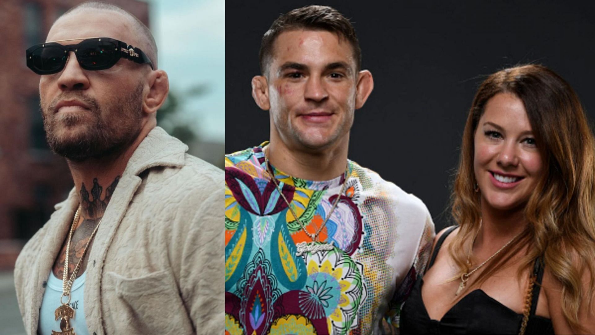 Conor McGregor makes controversial remark regarding Dustin Poirier and his wife Jolie [Images courtesy of @thenotoriousmma &amp; @dustinpoirier on Instagram]