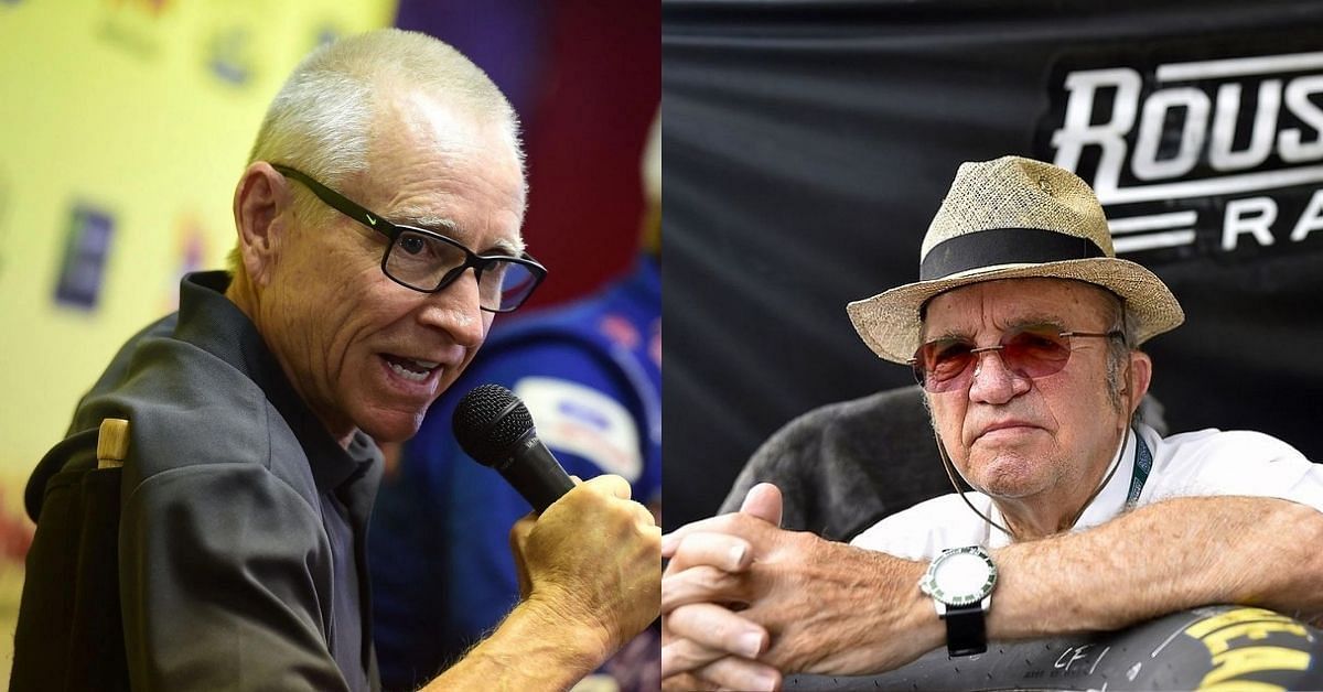 Mark Martin (L) reveals his let down paycheck story with Jack Roush (R) (Image: Getty and Motorsport.com)