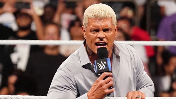 Undisputed WWE Champion Cody Rhodes spotted during AEW Collision