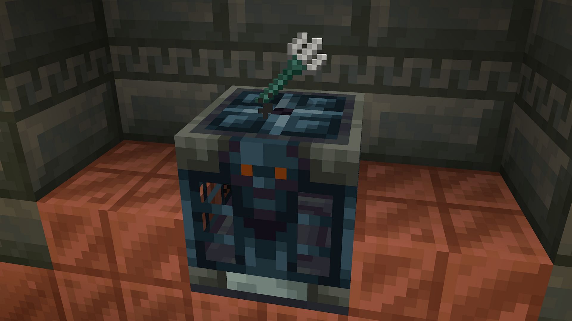 Tridents are the rarest, but also most exciting, bit of regular vault loot (Image via Mojang)