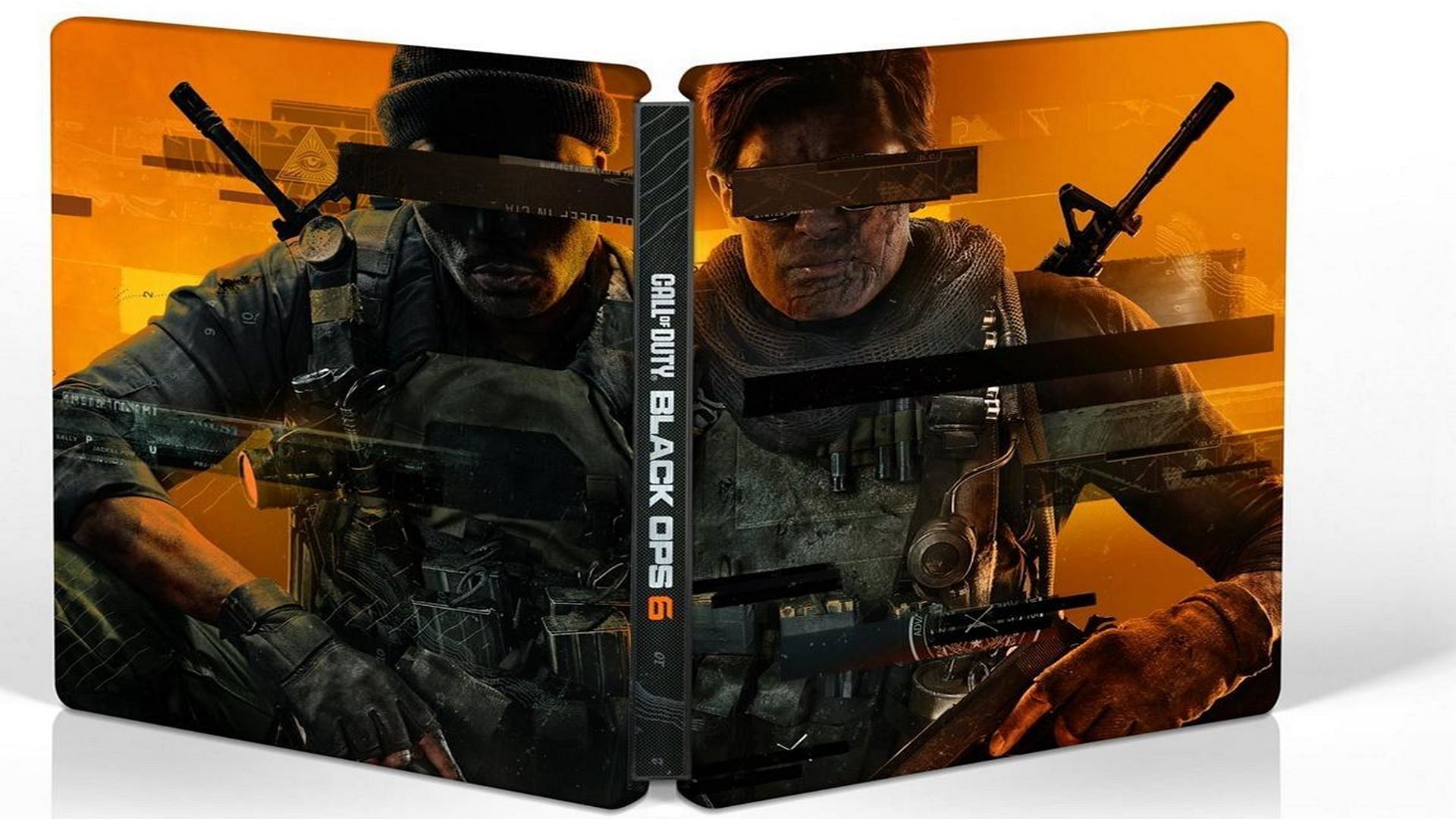 A still from the BO6 steelbook image on GameStop (Image via Activision/GameStop)