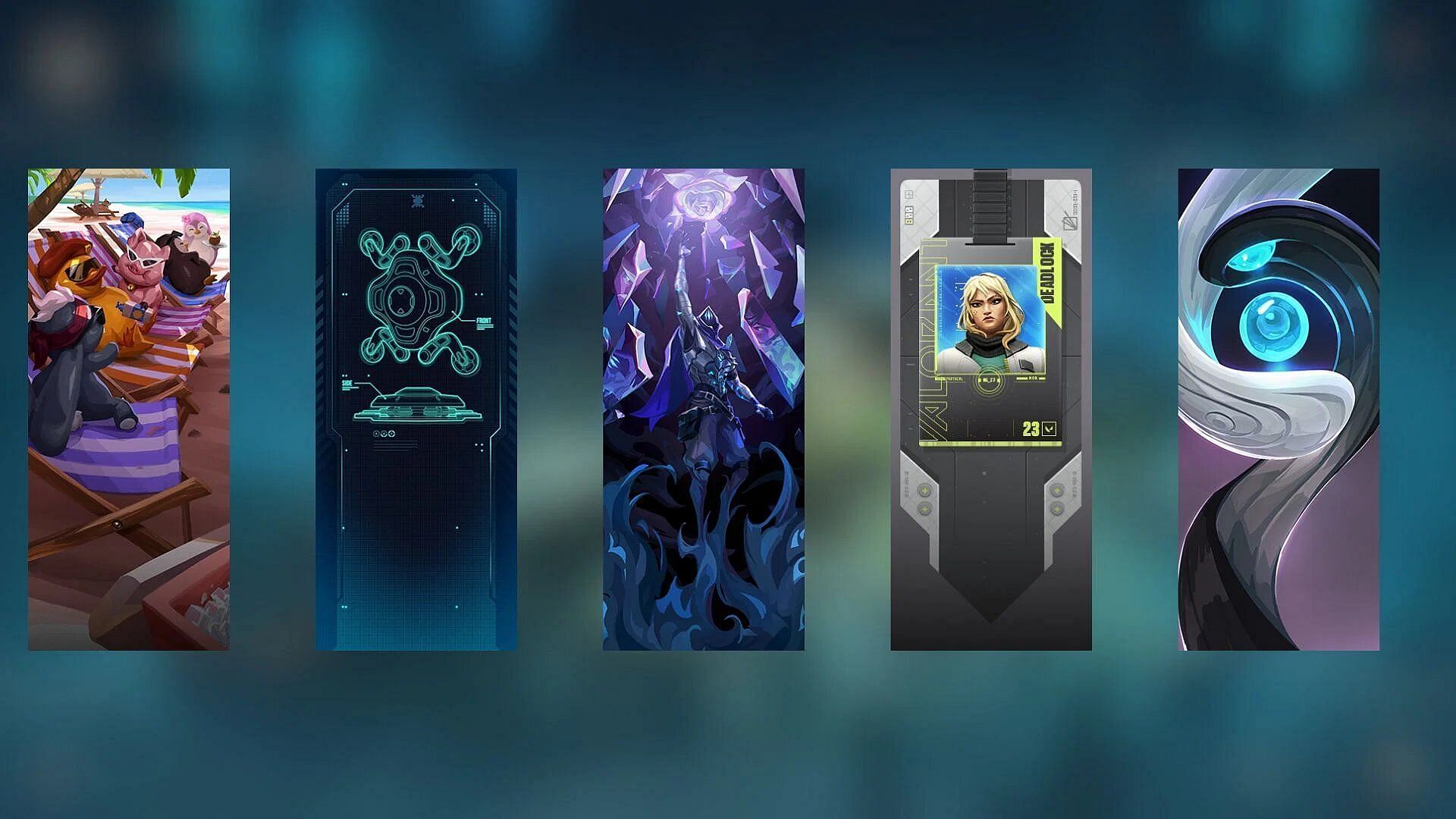 Battlepass cards in the new Act (Image via Riot Games)
