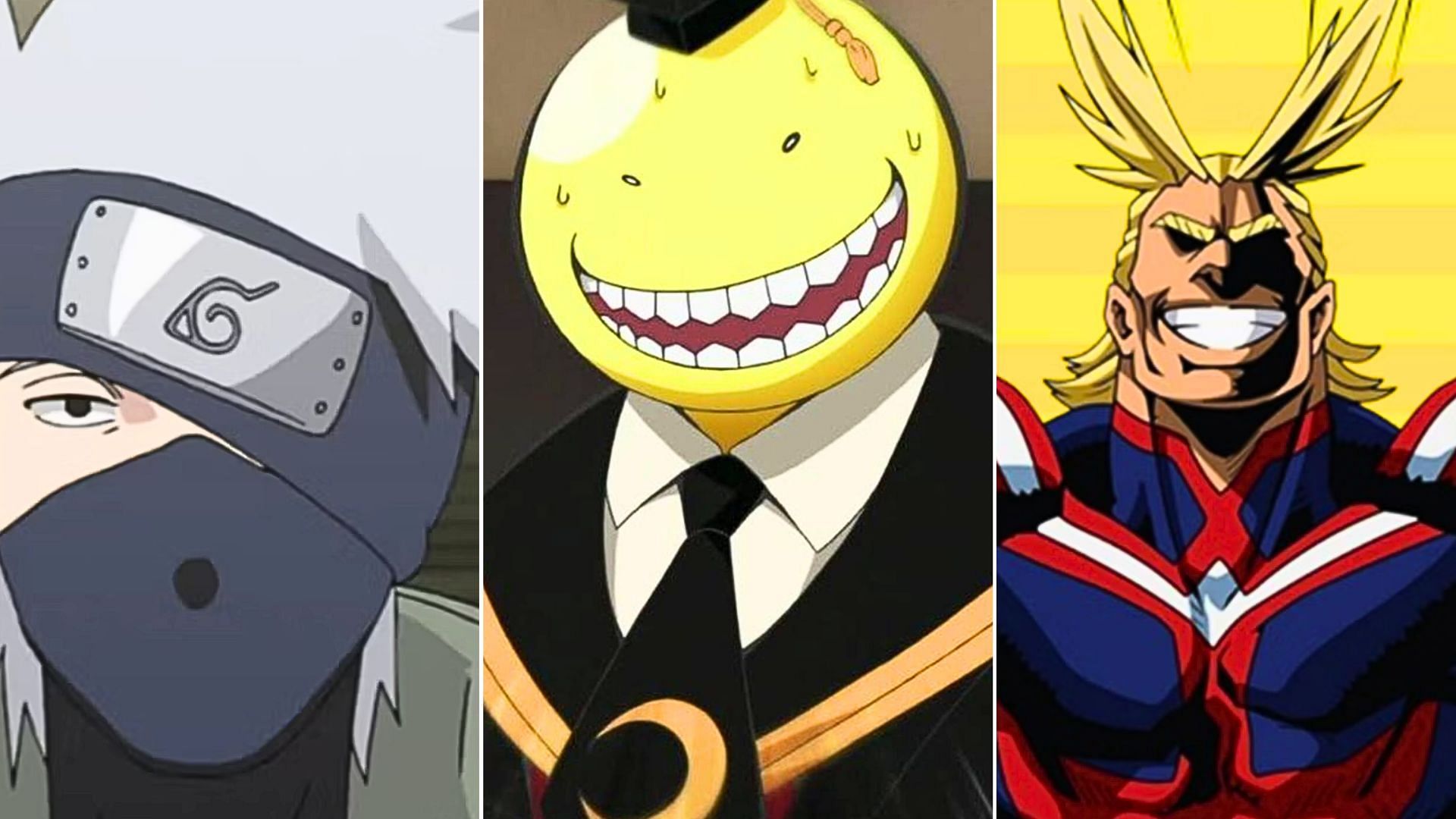 Kakashi, Koro Sensei, All Might 