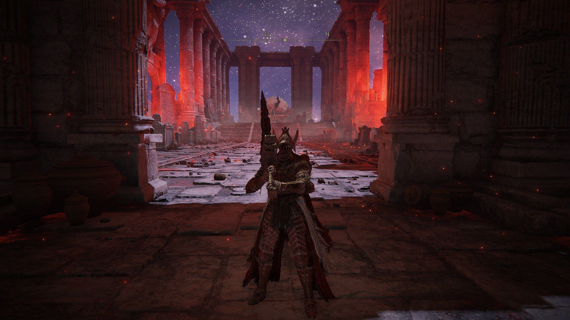 Reaching Mohgwyn Palace and defeating Mohg, Lord of Blood is one of the prerequsites for Elden Ring Shadow of the Erdtree (Image via FromSoftware)