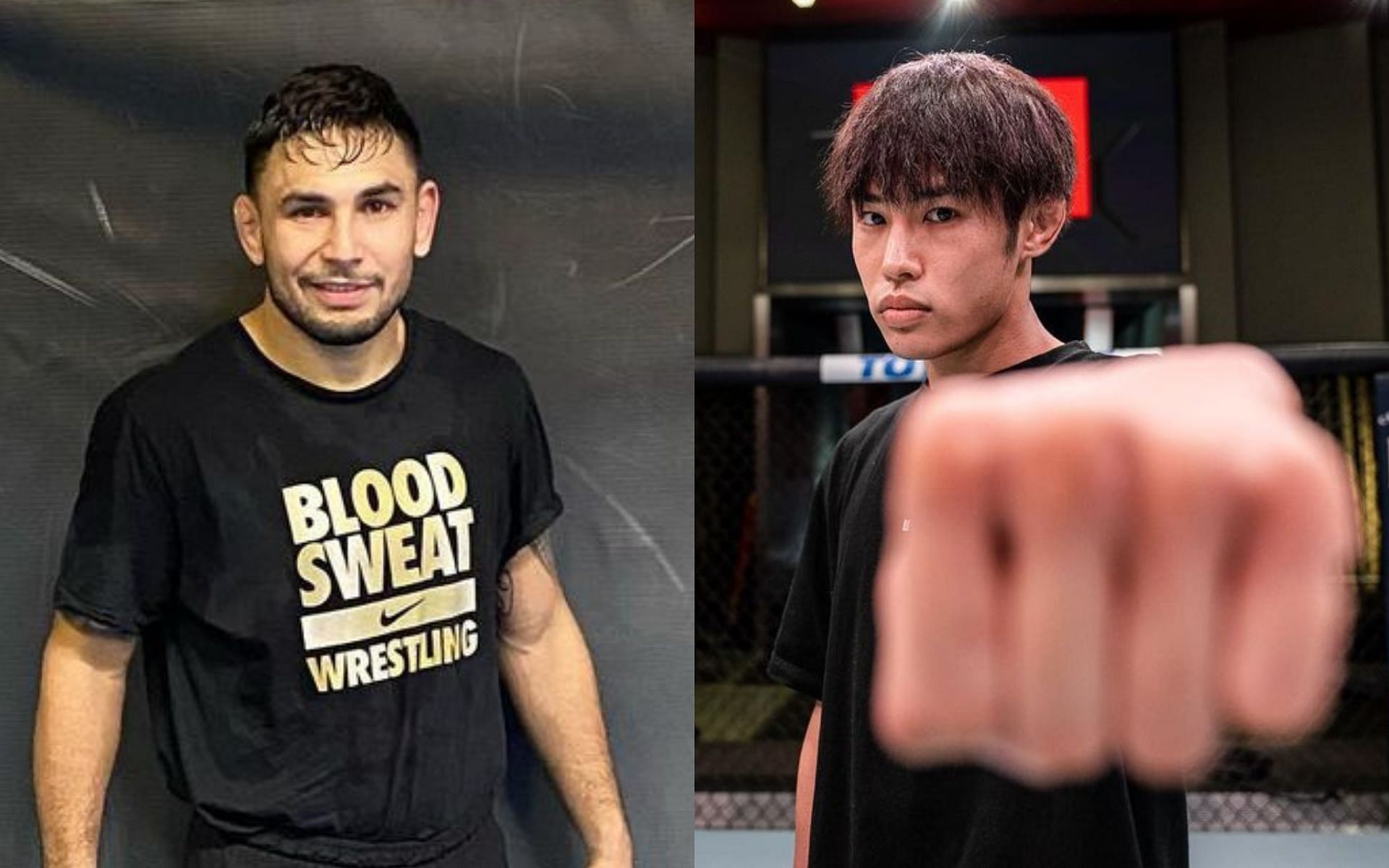 Alex Perez (left) will take on Tatsuro Taira (right) in the main event of UFC Vegas 93 [Images courtesy @alexperezmma and @t.tatsurooo6 on Instagram]