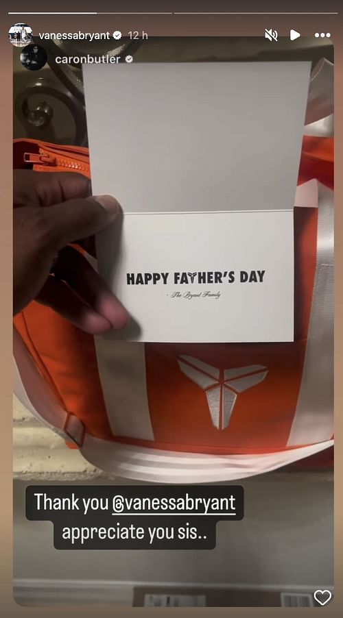 "Appreciate you sis": Caron Butler thanks Kobe Bryant's wife Vanessa for wholesome Father's Day hamper