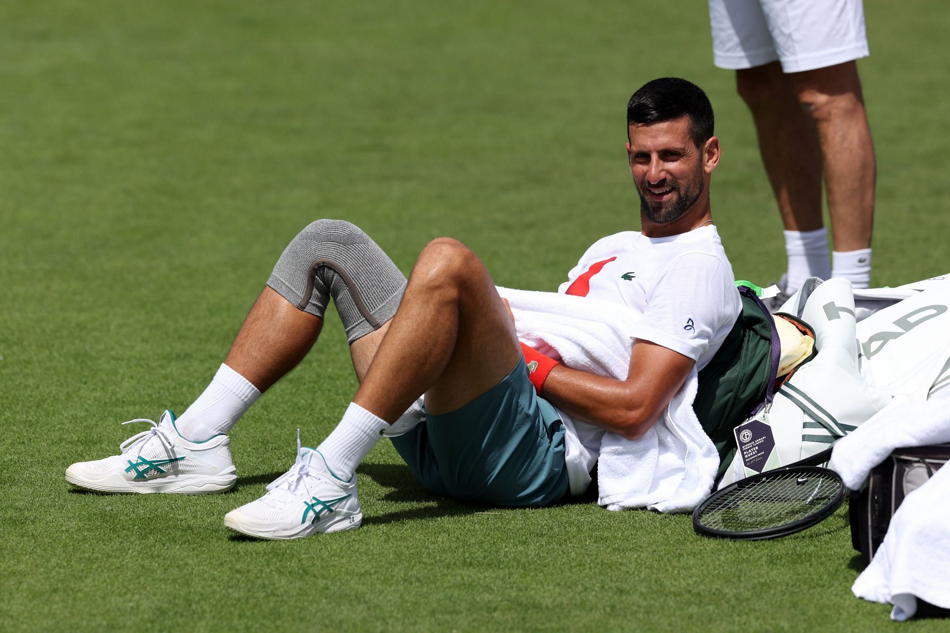 Djokovic at the Previews: The Championships - Wimbledon 2024
