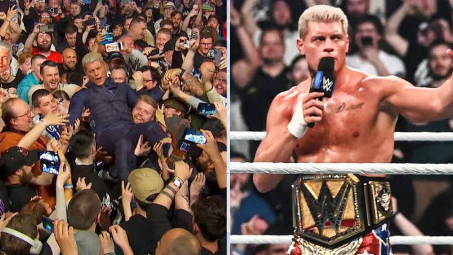 Cody Rhodes brightens up the day of another young fan [Image Credits: WWE]