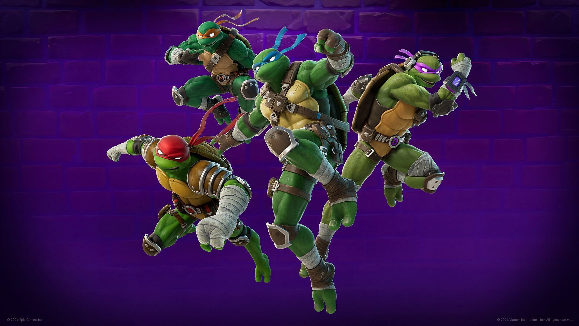 Teenage Mutant Ninja Turtles skins are now listed in Fortnite (Image via Epic Games)