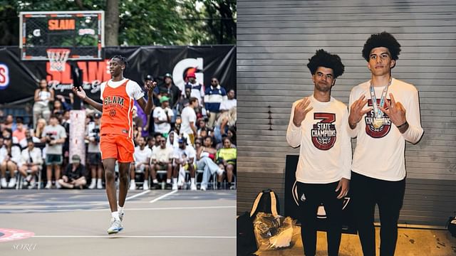 Duke can target top high school prospects such as AJ Dybantsa and the Boozer twins (Images via Instagram)