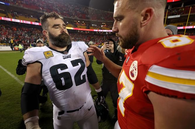 Jason Kelce pleads Travis Kelce to stop joking about Bill Belichick dating 24-year-old Jordon Hudson